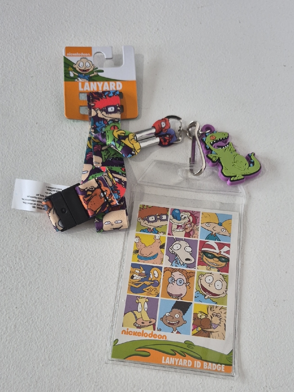 RUGRATS NICKELODEON LANYARD WITH ID BADGE